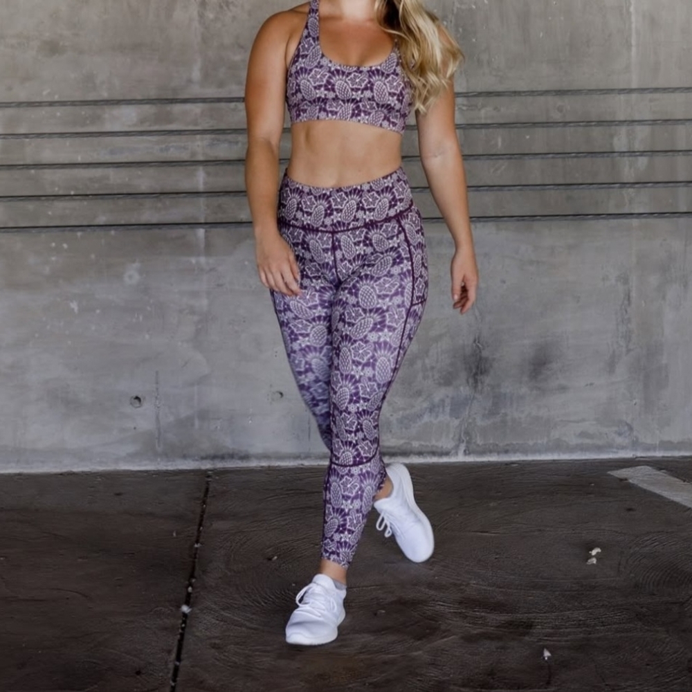 Feed Me Fight Me Tiki Print Leggings